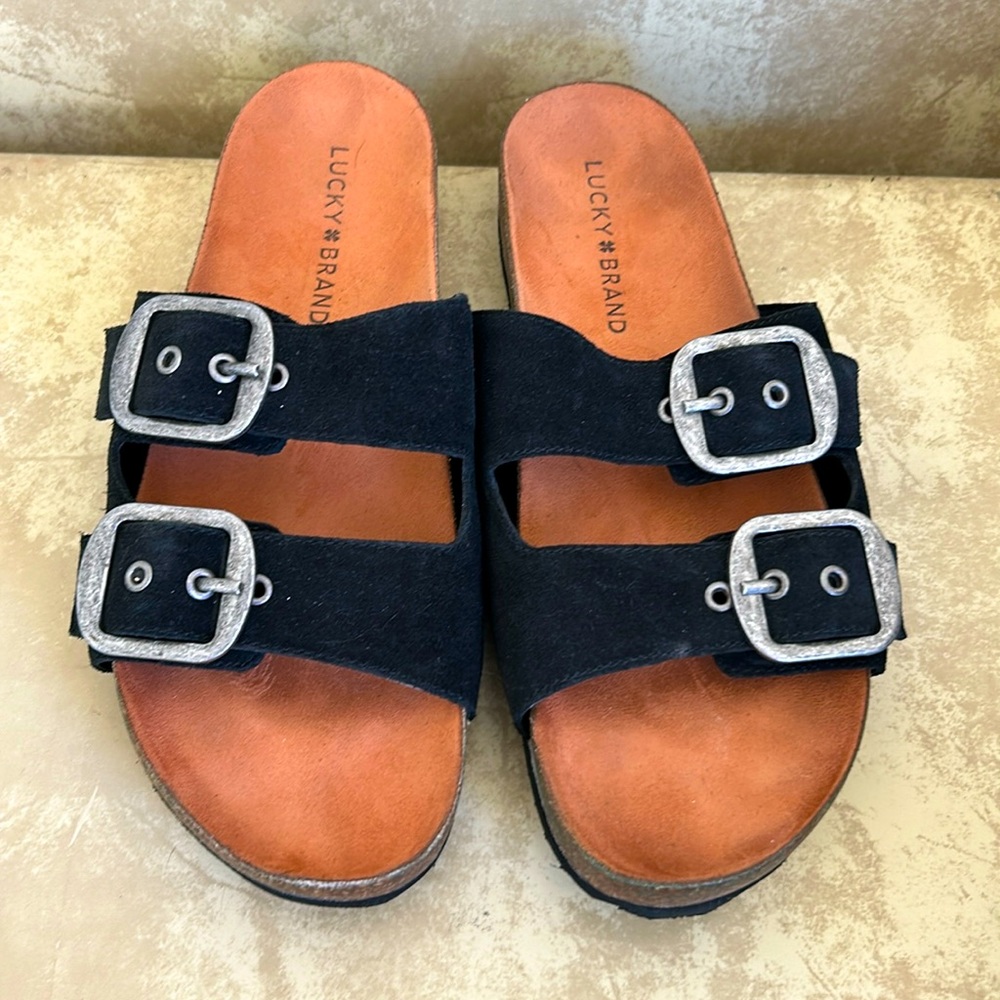 New Lucky Brand leather sandals 🌸 size 9.5